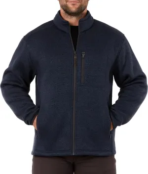 Smith's Workwear Men's Sherpa Lined Sweater Fleece Jacket