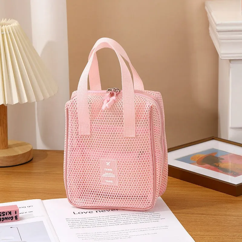 Solid Color Foldable Organizer Tote Bag DP25C631