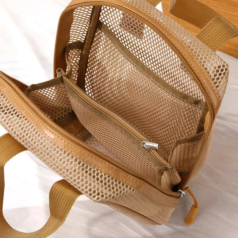 Solid Color Foldable Organizer Tote Bag DP25C631