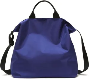 Sport Gym Bag Water Resistant Large Capacity Travel Bag for Men Crossbody Bag Shoulder Weekender Bag for Women and Men (Blue)