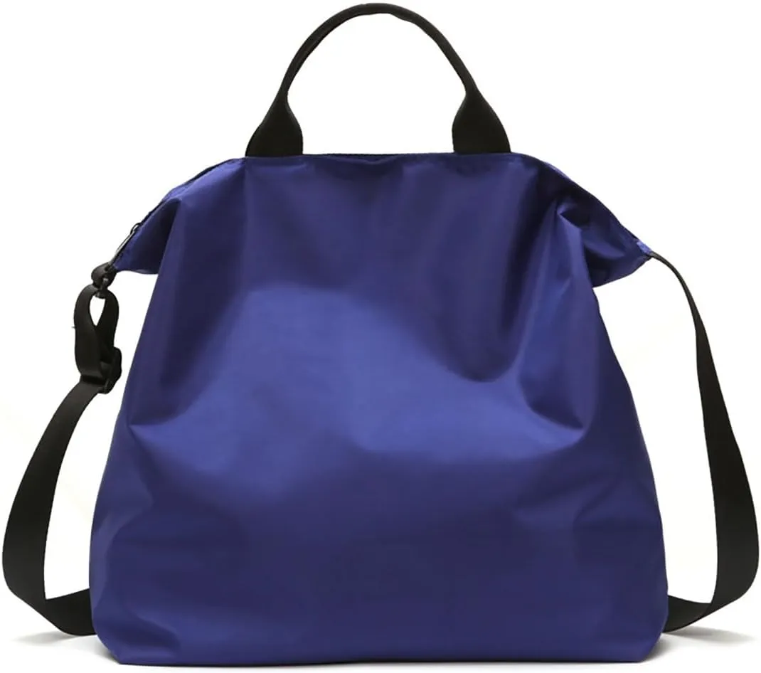Sport Gym Bag Water Resistant Large Capacity Travel Bag for Men Crossbody Bag Shoulder Weekender Bag for Women and Men (Blue)