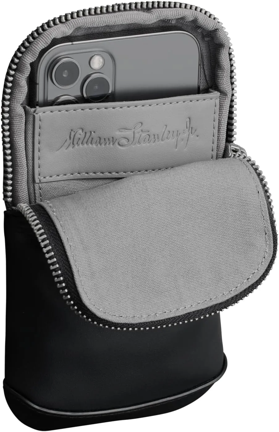 STANLEY Cross Bottle Essentials Case Max | Phone, Wallet, Keys Holder for Water Bottle | Faux Leather Accessory Pouch