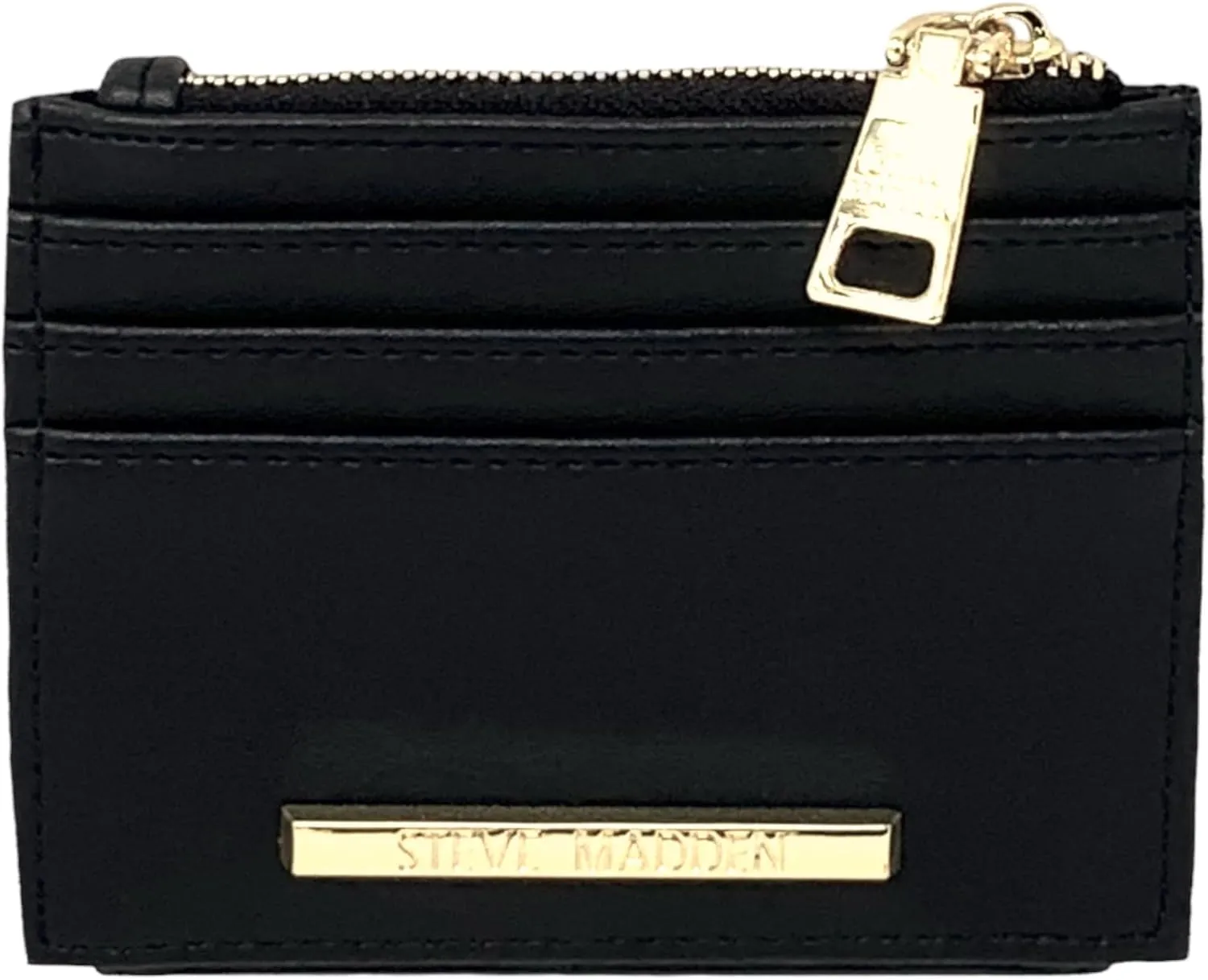 Steve Madden BHayden Wallet (Black Logo, One Size)