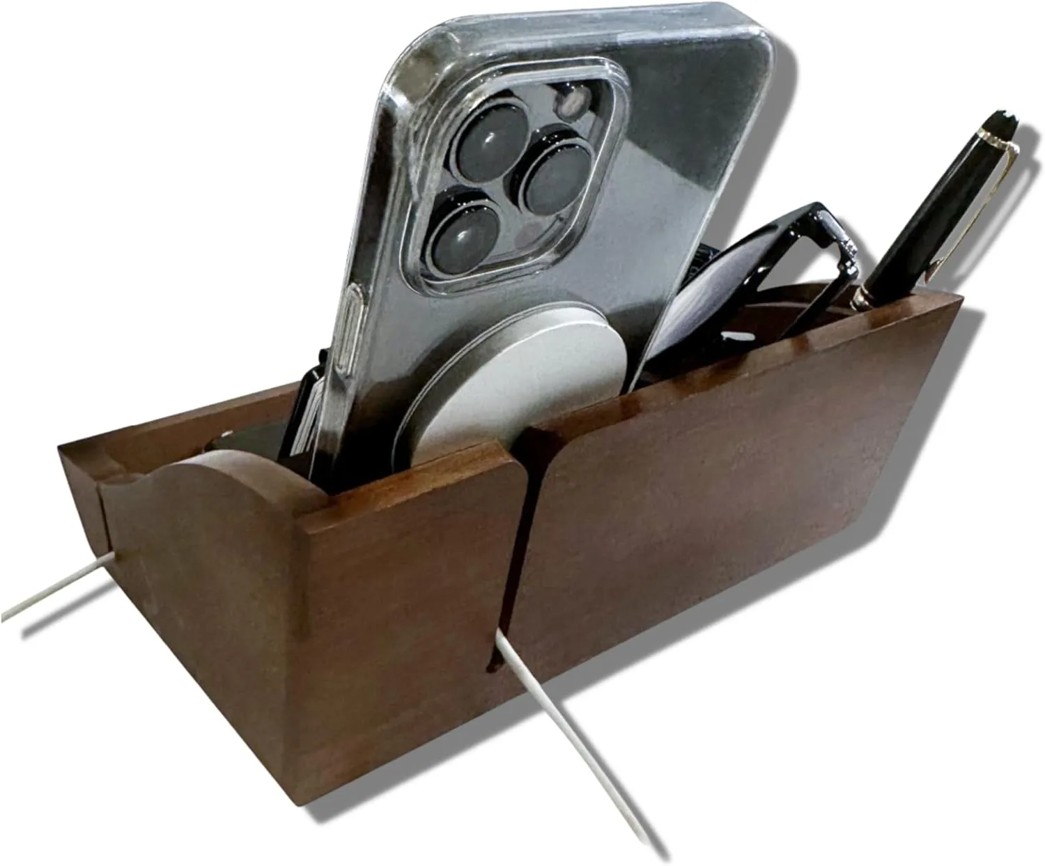 Storus Smart Valet Tray-Desk, Night Stand Personal Organizer