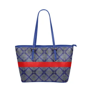 Stripe Logissimo Jane Leather Tote Bag /Small