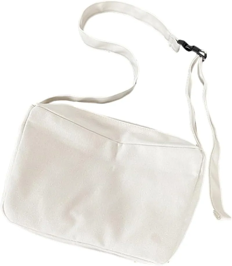 Stylish & Versatile Crossbody Bag with Adjustable Strap Nylon Shoulder Bag College Students Bag for Girls Women