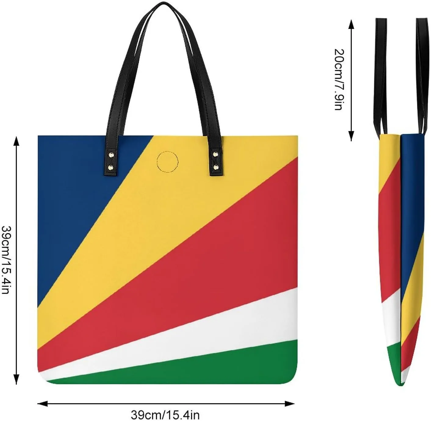 Stylish Comoros Flag Women's Tote Bag Leather Purse Large Capacity for Work and Travel