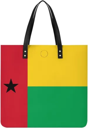 Stylish Comoros Flag Women's Tote Bag Leather Purse Large Capacity for Work and Travel