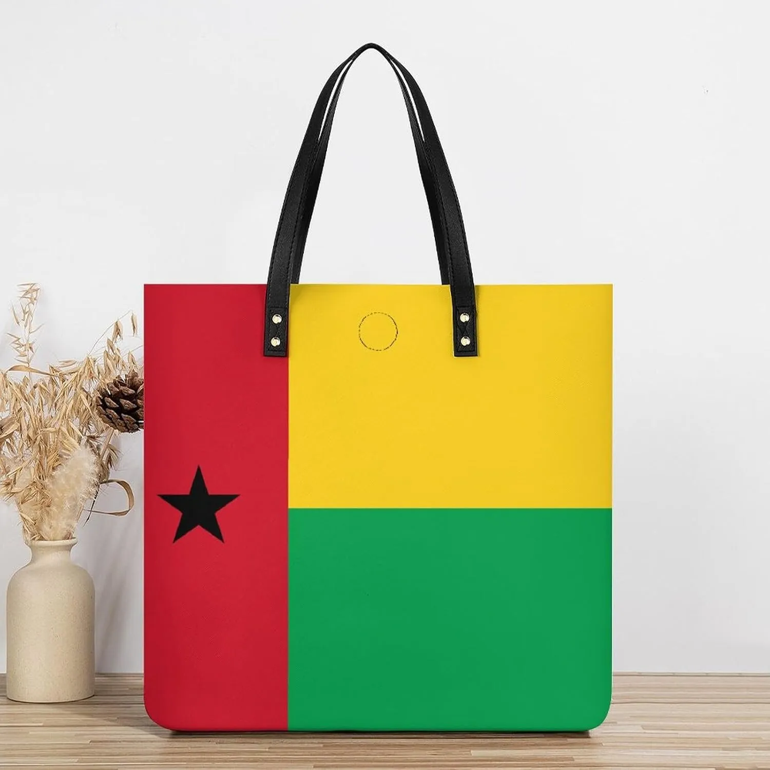 Stylish Comoros Flag Women's Tote Bag Leather Purse Large Capacity for Work and Travel