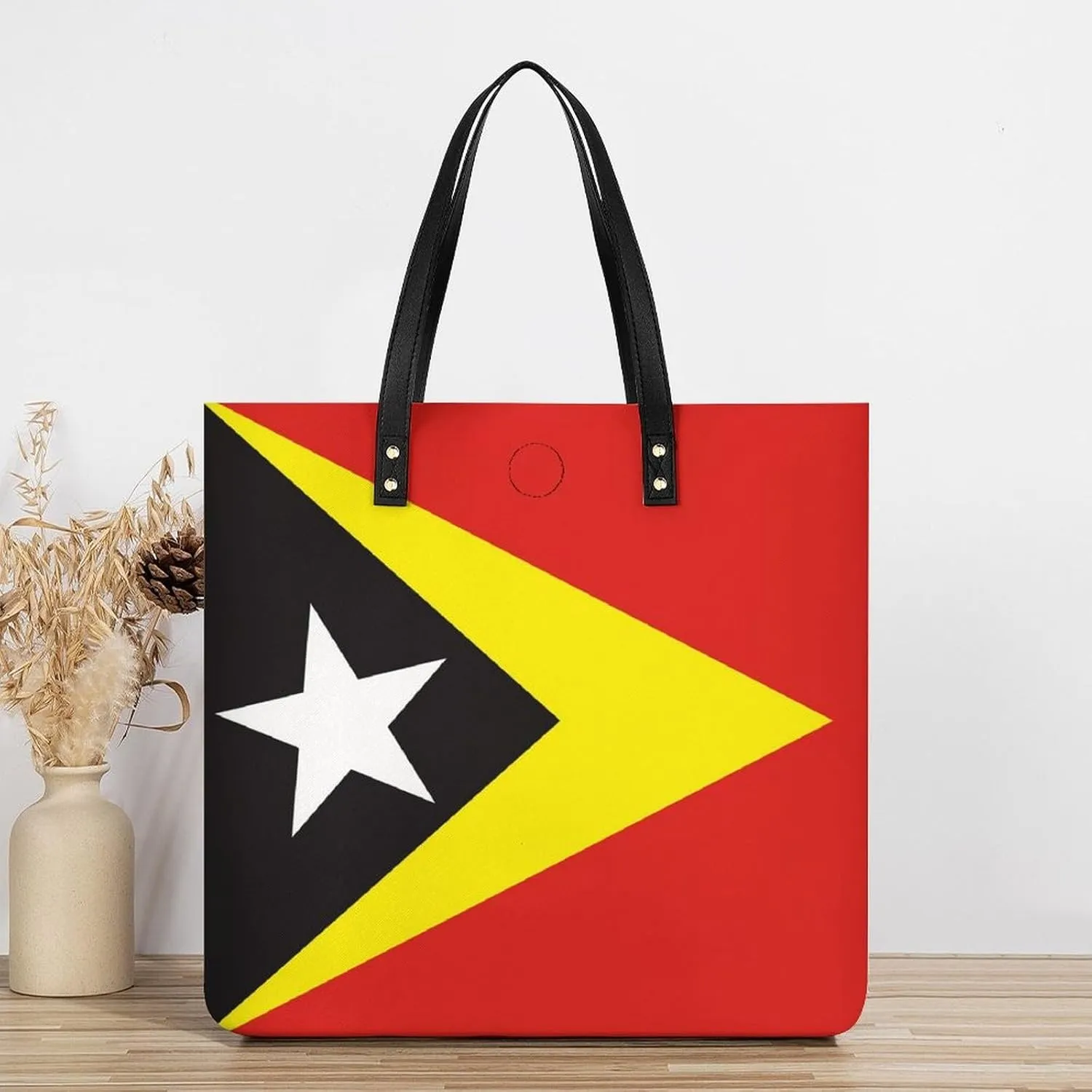 Stylish Comoros Flag Women's Tote Bag Leather Purse Large Capacity for Work and Travel