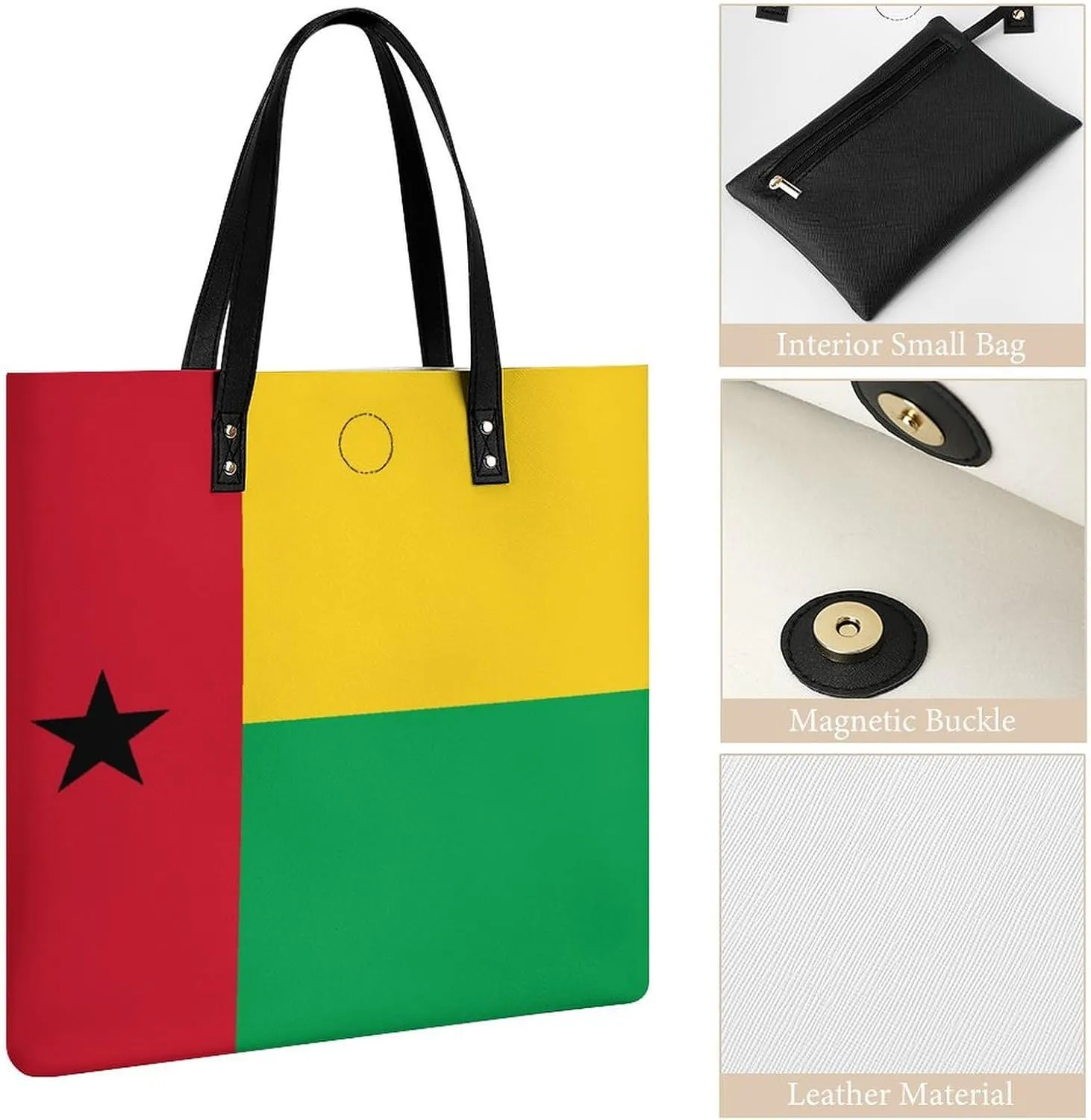 Stylish Comoros Flag Women's Tote Bag Leather Purse Large Capacity for Work and Travel