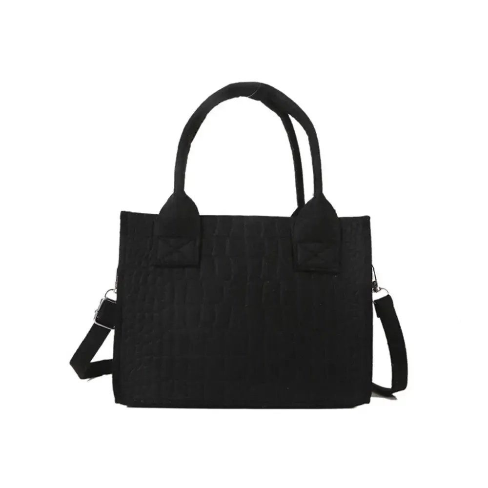 Stylish PU Leather Crossbody Bag with solid color Strap