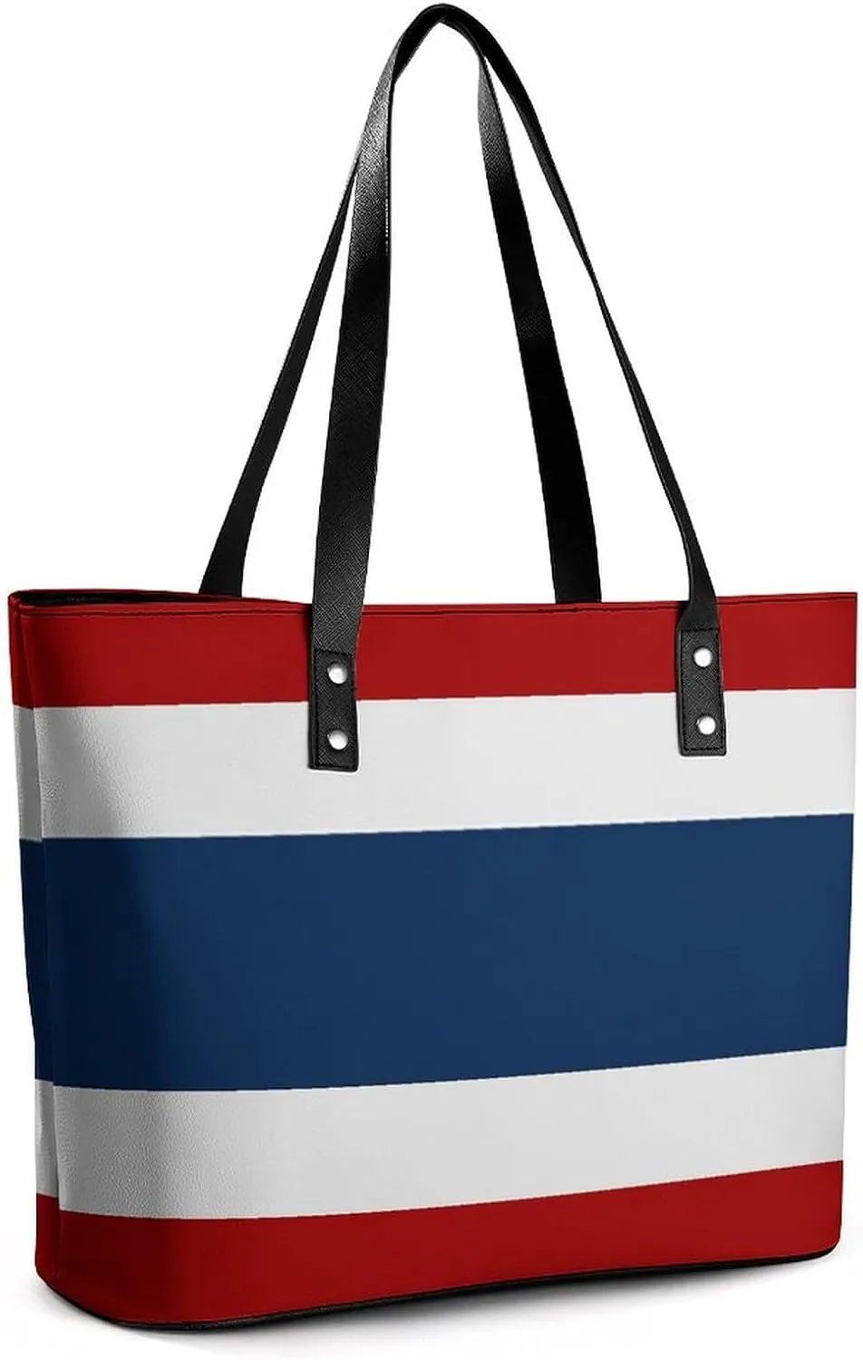 Stylish Yemen Flag Zipper Tote Bag for Women Large Capacity Leather Everyday Handbag