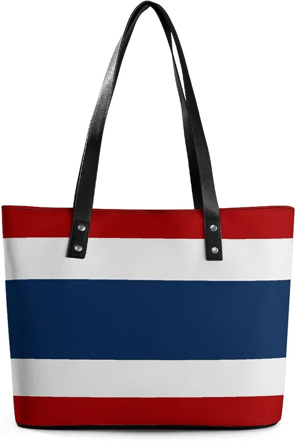 Stylish Yemen Flag Zipper Tote Bag for Women Large Capacity Leather Everyday Handbag