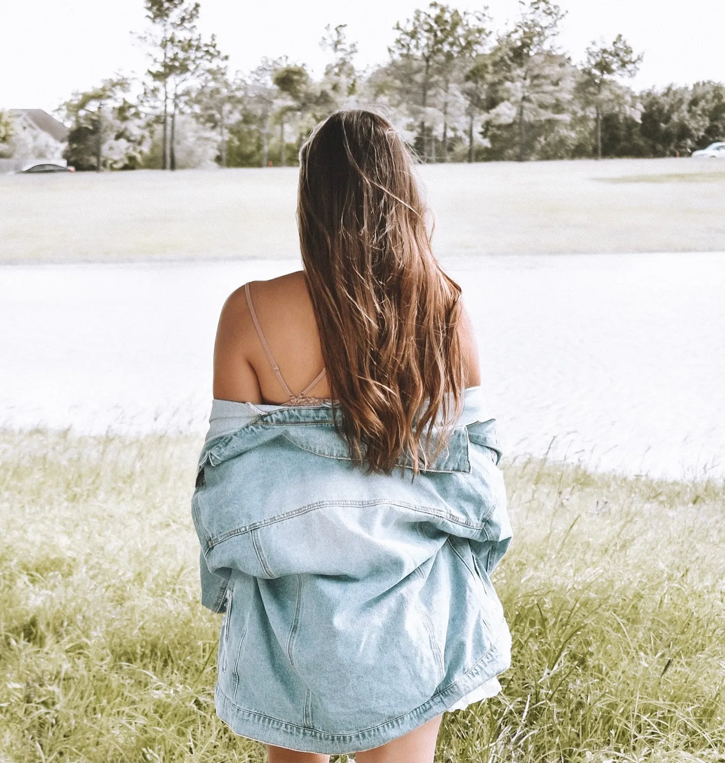 Summer Nights Distressed Denim Jacket