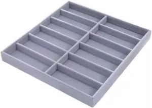 Sunglasses Organizer, 12 Grid Eyeglass Display Case Velvet Eyeglasses Storage Tray Eyewear Holder for Jewelry, Watch