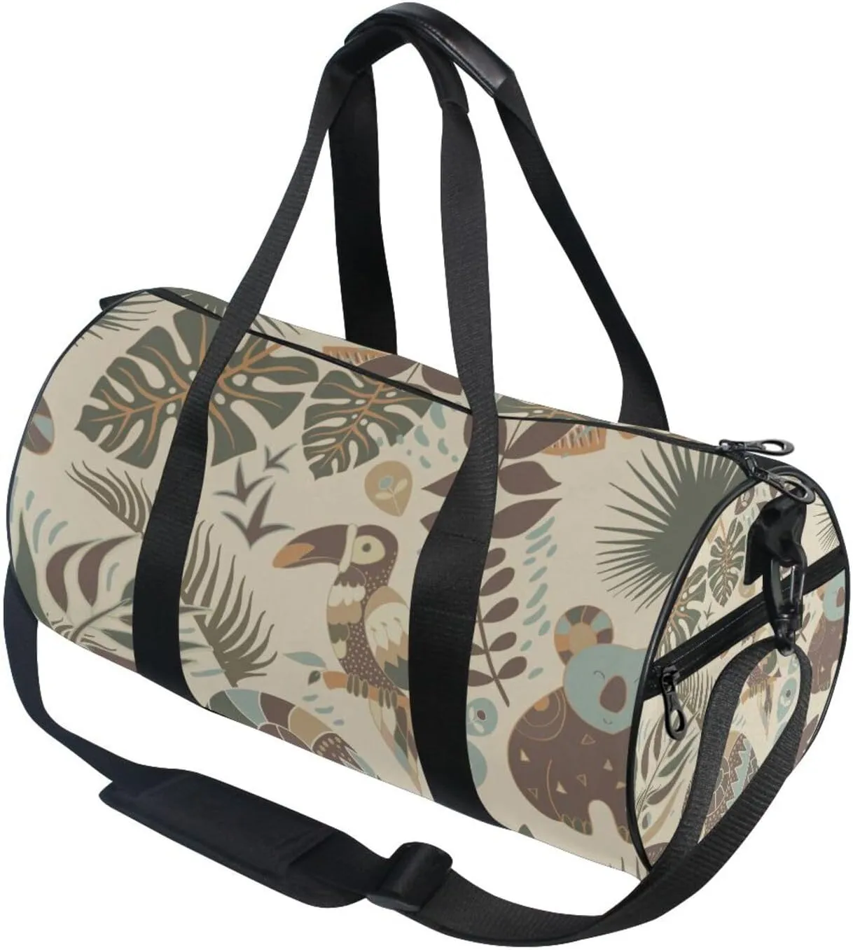 susiyo Small Sports Gym Bag Australian Animals and Plants Compact Workout Duffle Bags for Men Women