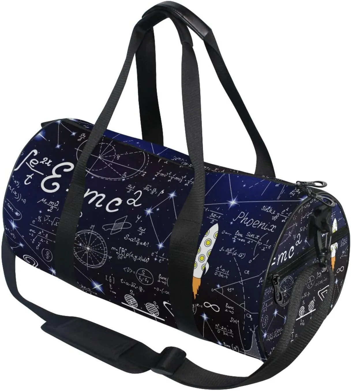 susiyo Small Sports Gym Bag Formulas Rockets Star Constellations Compact Workout Duffle Bags for Men Women