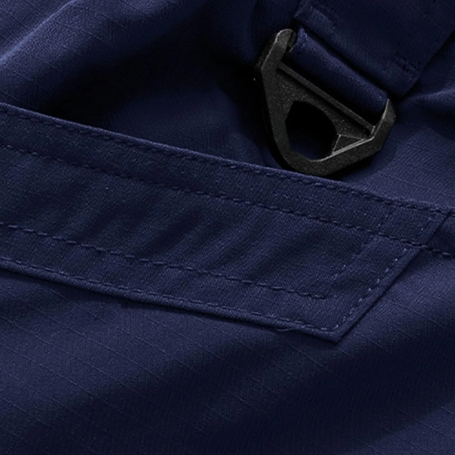 Tactical Work Pants for Men Construction Multi-Pockets Zipper Cargo Pants Solid Color Straight Casual Pants