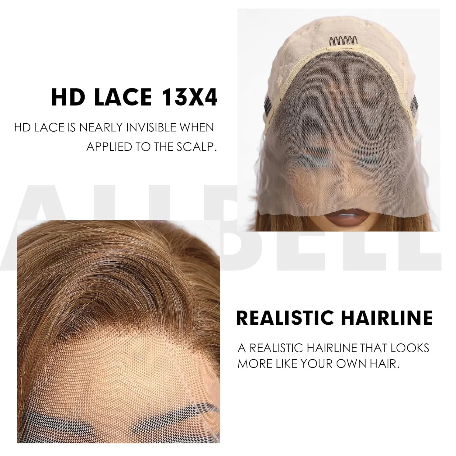 testar 13×4 Honey Brown Bob Wig Human Hair Realistic HD Lace Front Wig Human Hair Ready to Go Bob Wig Glueless 12 Inch Straight Bob Human Hair Wigs for Women