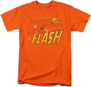 The Flash Speed Distressed Unisex Adult T Shirt for Men and Women