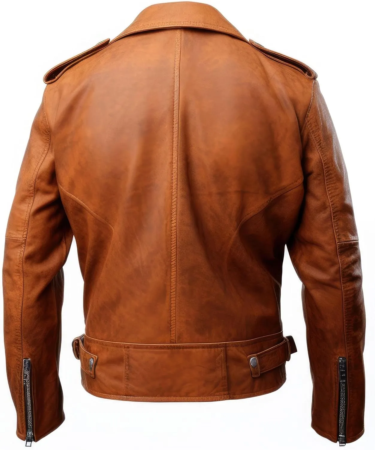 The Next Mens Aviation Genuine Leather Jacket Military Tan Lapel Zipper Pilot Vintage Leather Jackets