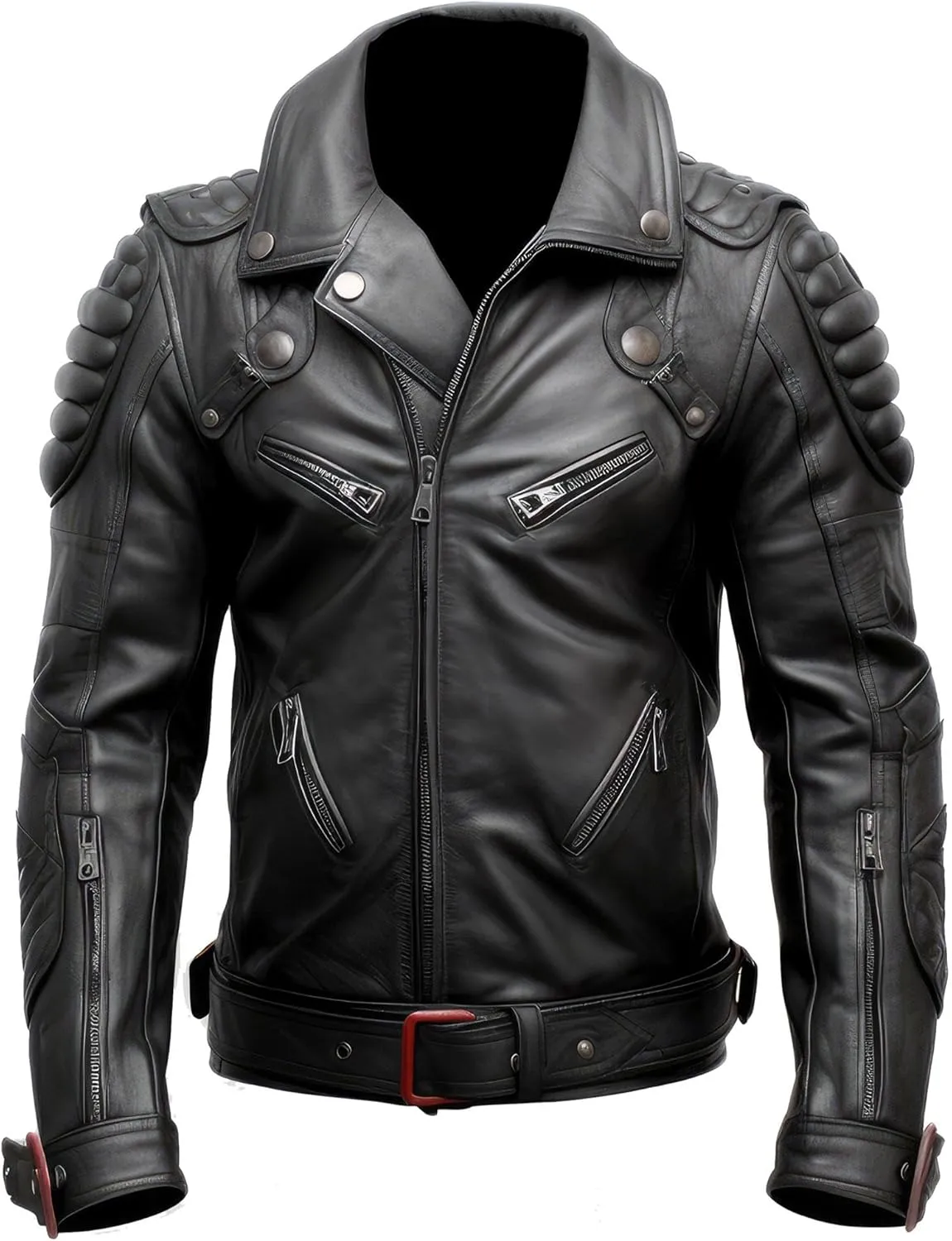 The Next Mens Classic Aviation Genuine Leather Jacket with Military Lapel Vintage Pilot Leather Jackets