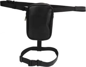 Thigh Harness Leg Purse Women Drop Leg Bag with Leg Strap, PU Leather Large Capacity Stable Women Thigh Harness Leg Purse for Daily Outdoor, Portable Thigh Bag (Black)