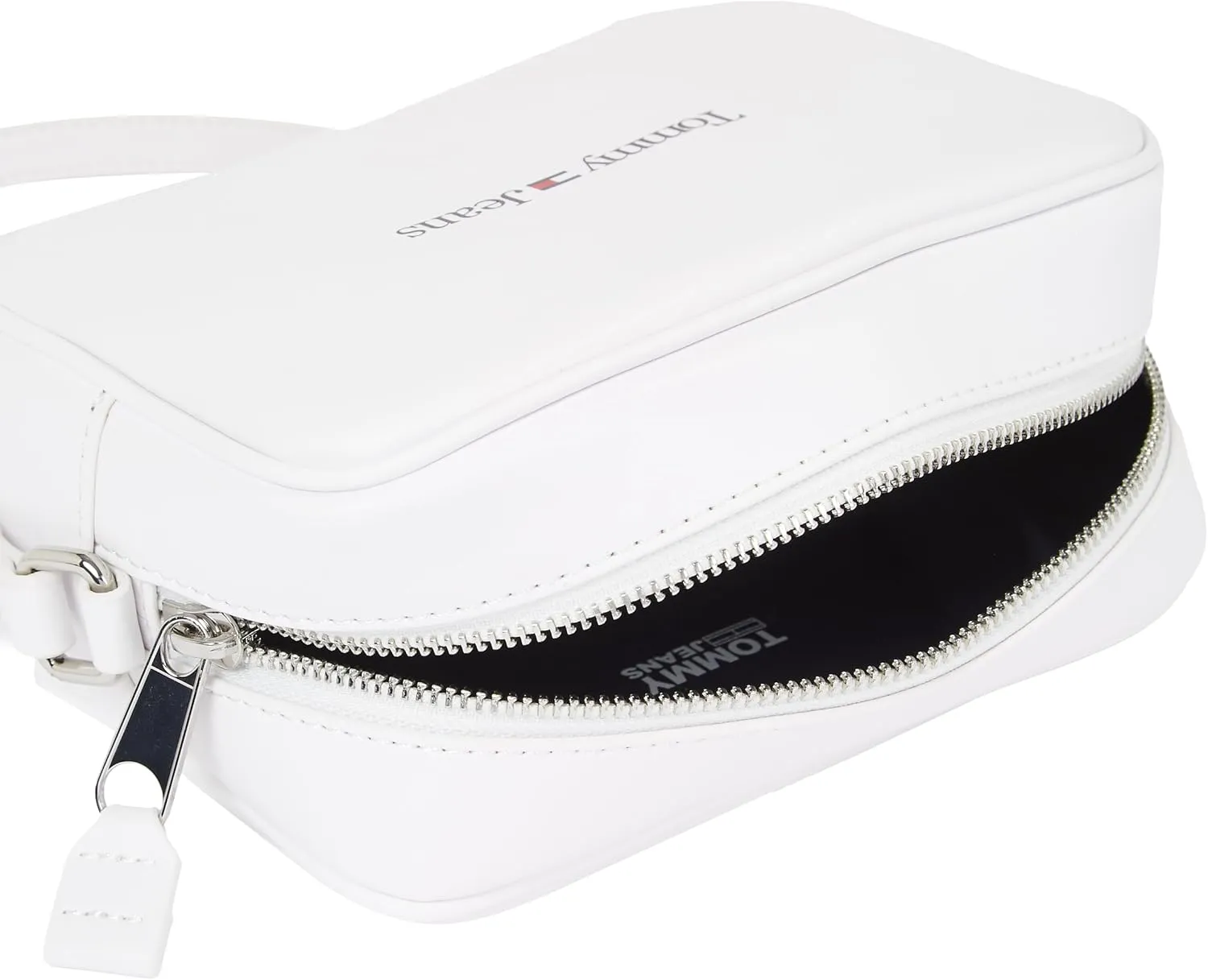 Tommy Jeans Women's Tjw Camera Bag Aw0aw15029 Crossovers, White, Einheitsgröße