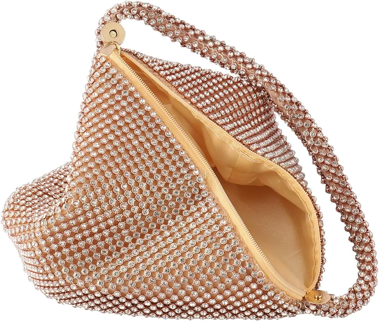 TOPCHANCES Women's Triangle Bling Clutch Purses and Handbags, Rhinestone Evening Bags and Clutches for Women Gilrs
