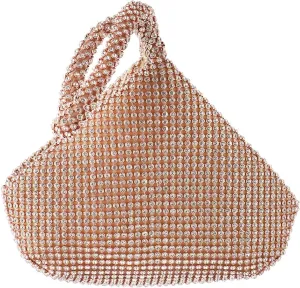 TOPCHANCES Women's Triangle Bling Clutch Purses and Handbags, Rhinestone Evening Bags and Clutches for Women Gilrs