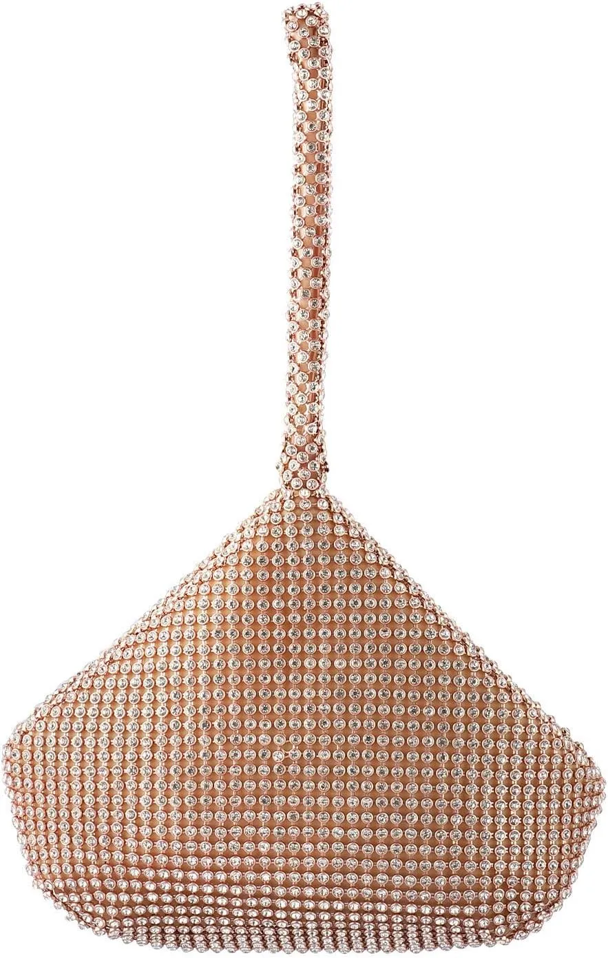 TOPCHANCES Women's Triangle Bling Clutch Purses and Handbags, Rhinestone Evening Bags and Clutches for Women Gilrs