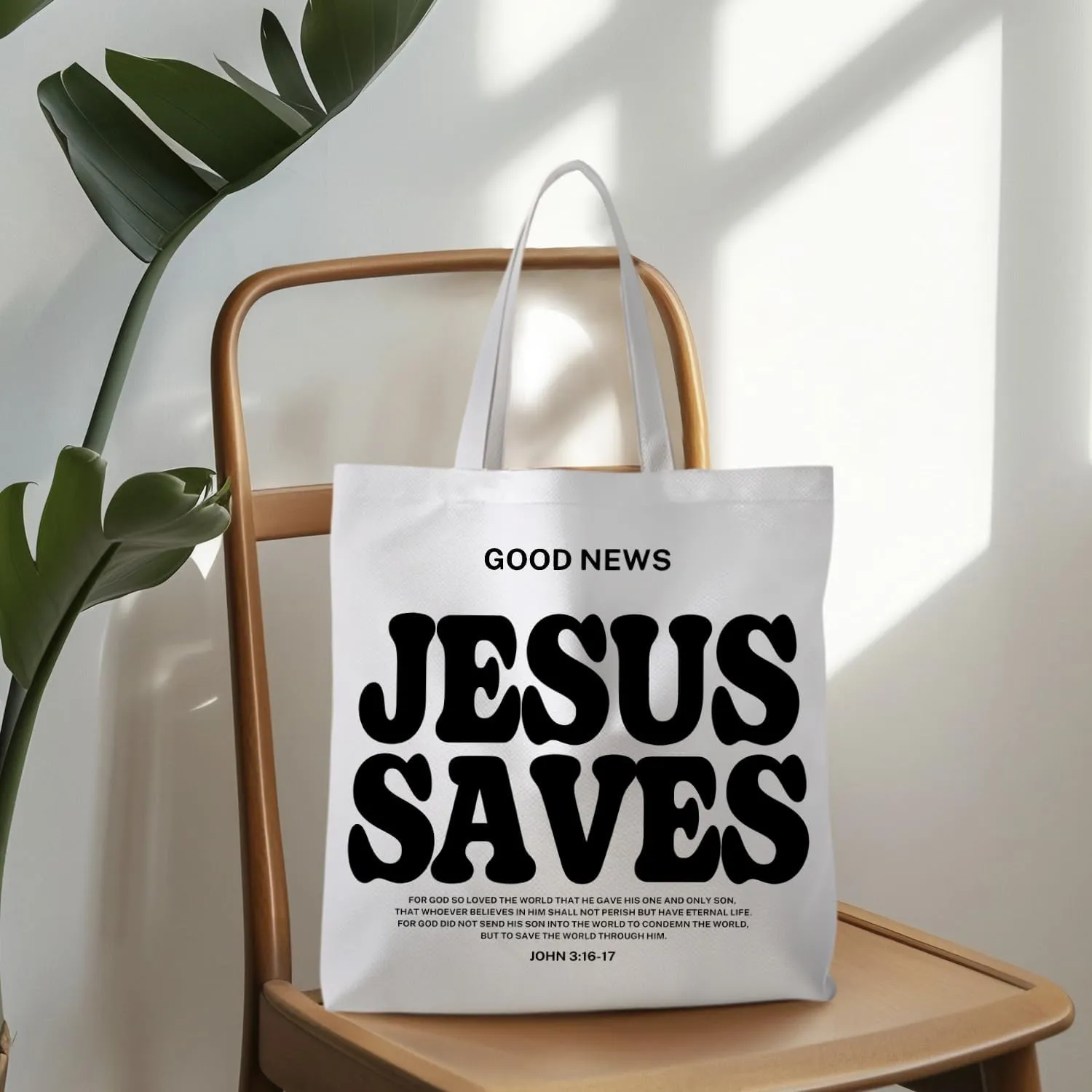 Tote Bag - Christian Gifts for Women, Canvas Bags with Bible Verse Designs