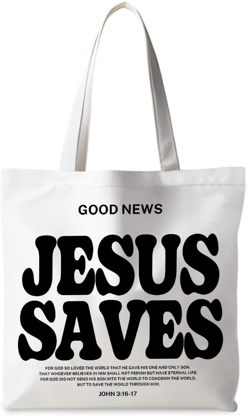 Tote Bag - Christian Gifts for Women, Canvas Bags with Bible Verse Designs