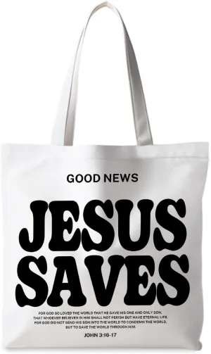 Tote Bag - Christian Gifts for Women, Canvas Bags with Bible Verse Designs