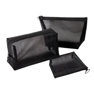Transparent Mesh Toiletry Bag