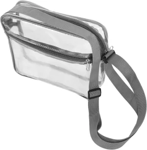 Transparent Messenger Bag Shoulder Bag Travel Essentials Bag Fashion Makeup Bag Shopping Handbag
