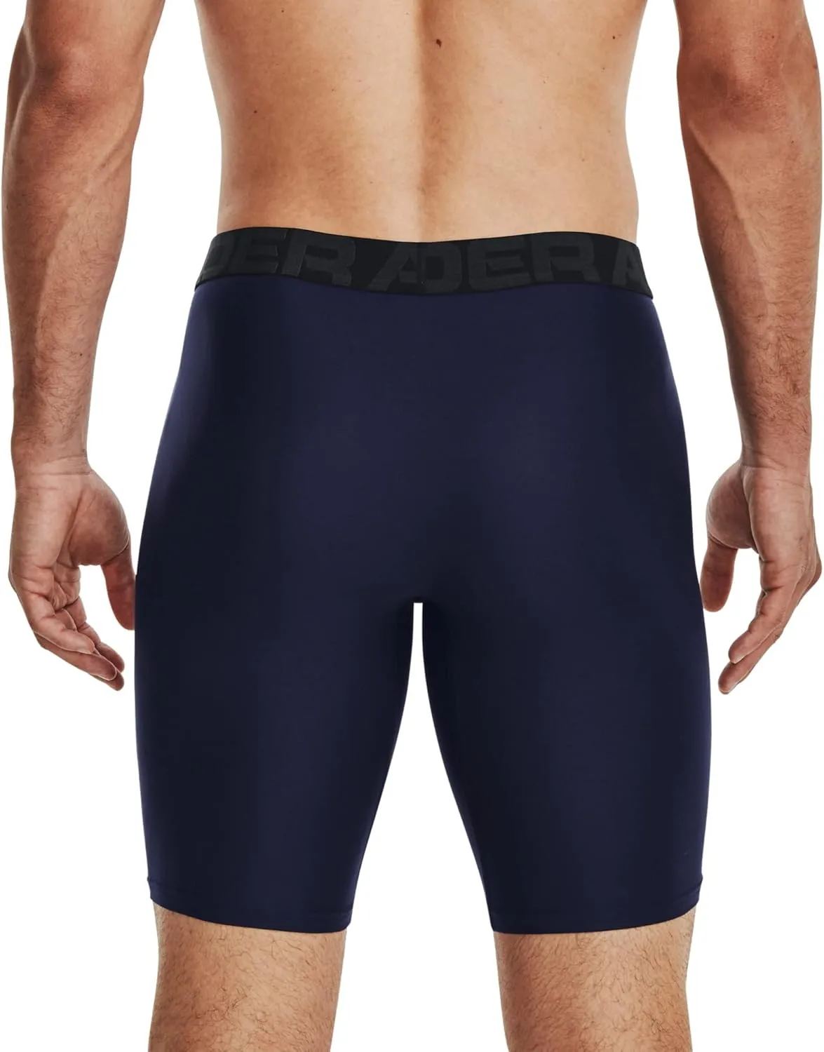 Under Armour Men's Multi-Pack Performance Tech Long-Leg Boxer Brief, 9" Inseam, All-Day Comfort