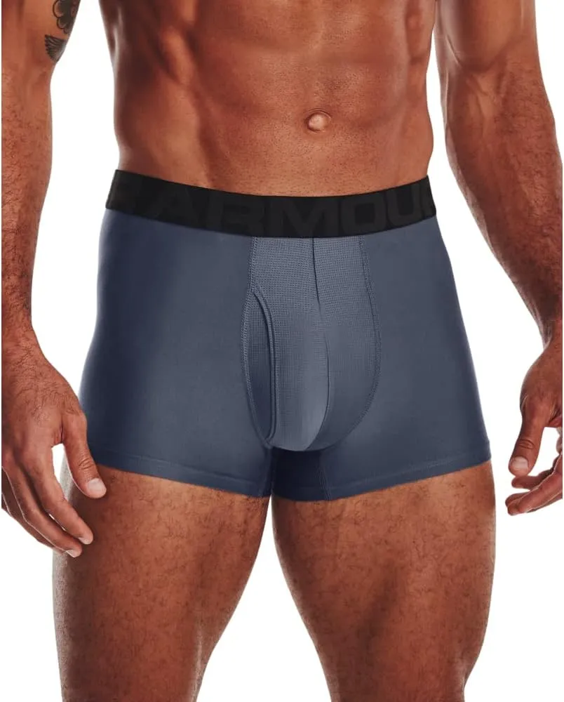 Under Armour Men's Multi-Pack Performance Tech Trunk, Boxer Brief with 3" Inseam, Ultra-Soft