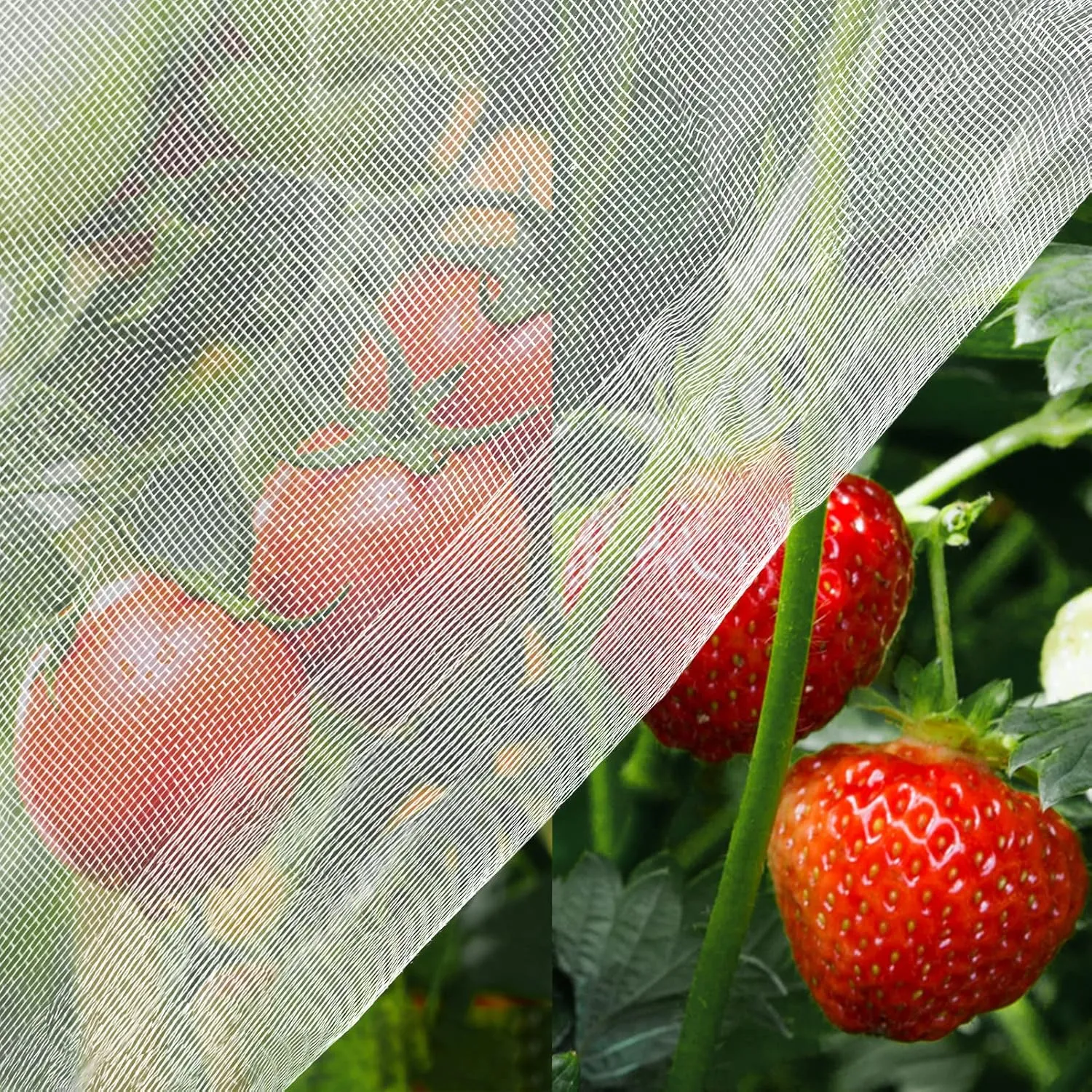 Unves Garden Netting, 10 x 30 Ft Garden Mesh Mosquito Netting, Reusable Plant Cover Bug Insect Brid Net for Protecting Vegetables Fruits Trees Flowers Blueberries Tomatoes
