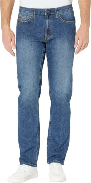 U.S. Polo Assn. mens Stretch Slim Straight Five-pocket Denim Jeans