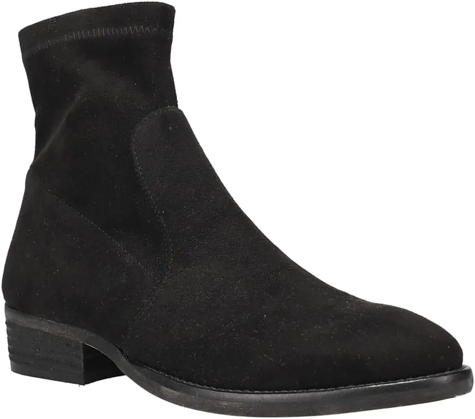 VANELi Womens Henson Round Toe Zippered Casual Boots Ankle Low Heel 1-2" - Black