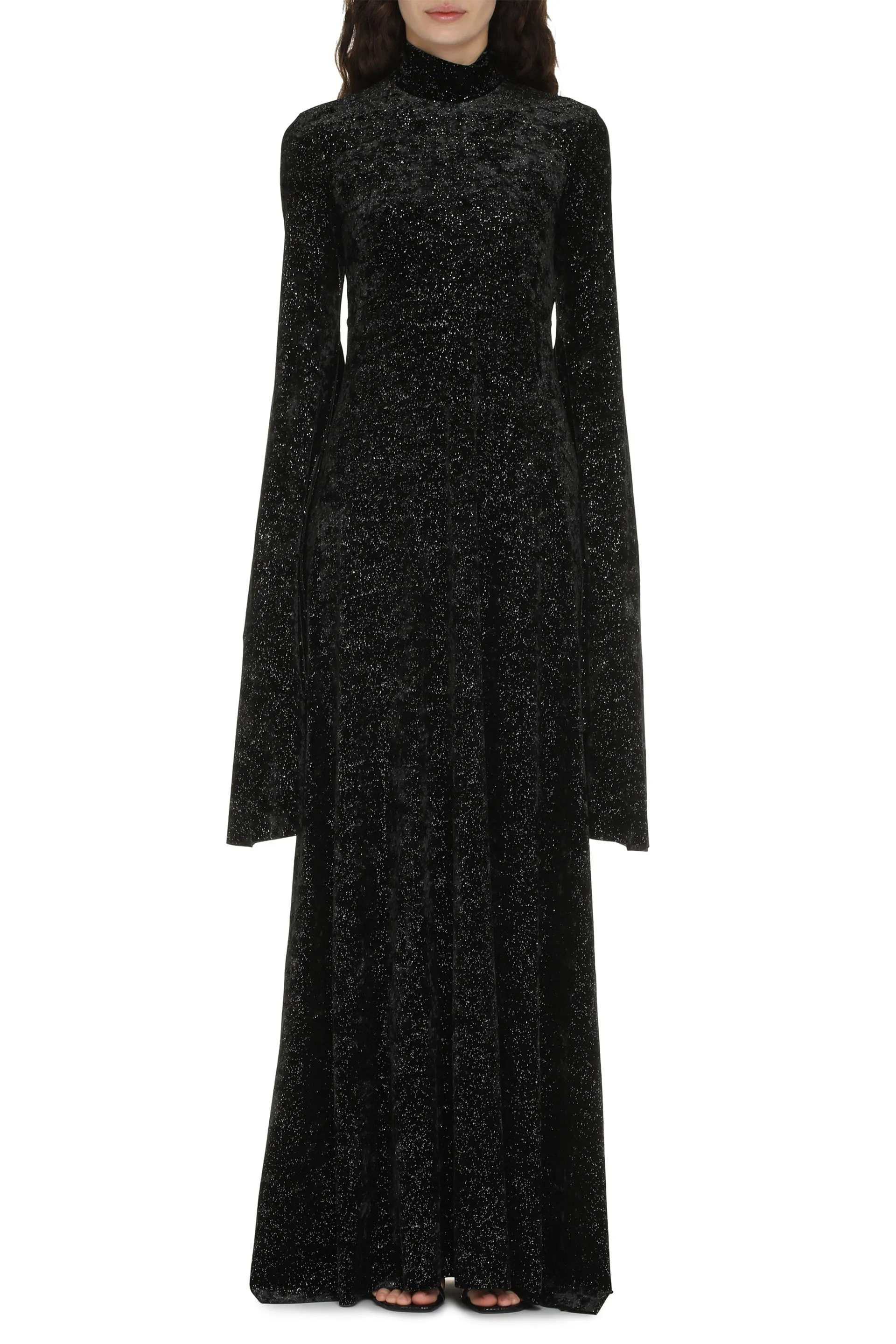 Velvet maxi dress