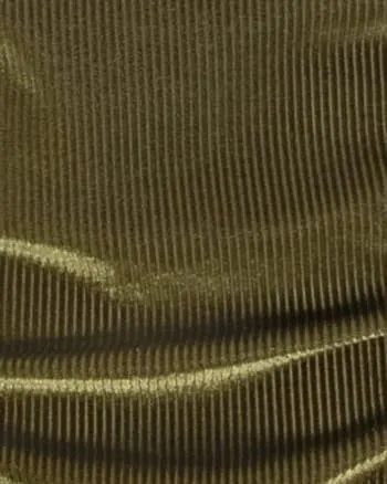 Velvet Ruched Top | Green
