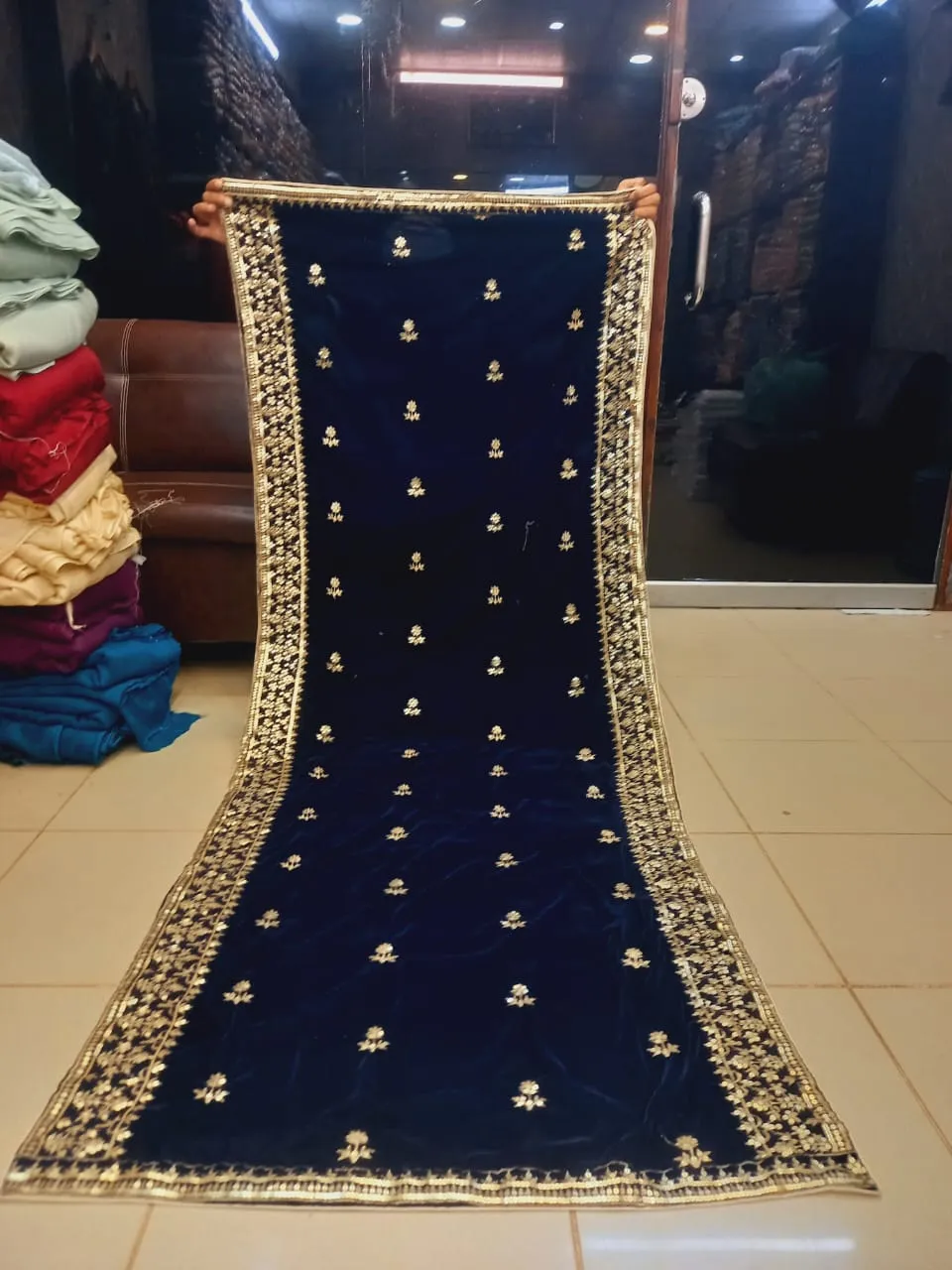 Velvet Shawl after 20% Discount 025