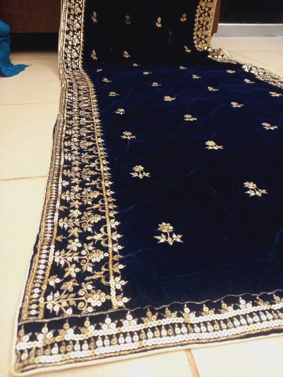 Velvet Shawl after 20% Discount 025