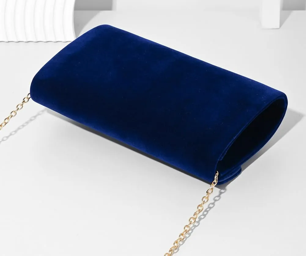 Velvet Wine Red Evening Bag - Elegant Fabric Clutch with Rhinestone Bow for Women's Banquets and Special Occasions