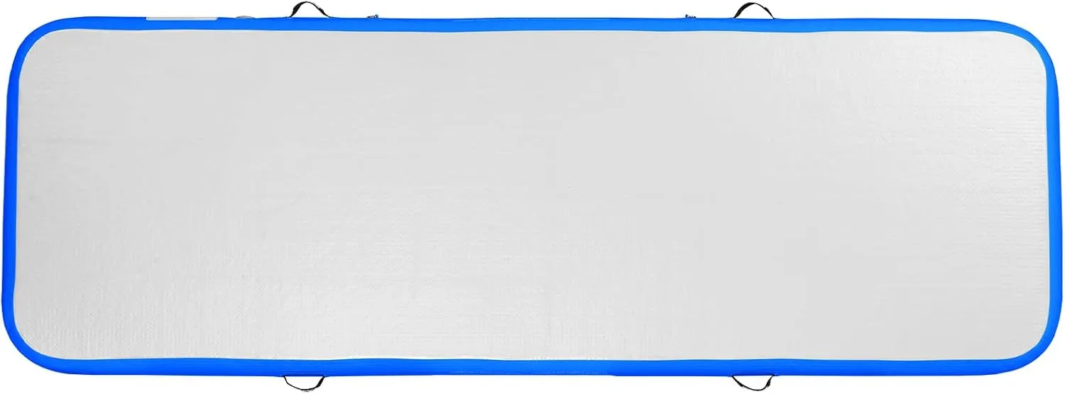 VEVOR Gymnastics Air Mat, Inflatable Track with Electric Pump, Training Mats for Home Use/Gym/Yoga/Cheerleading/Beach/Park/Water