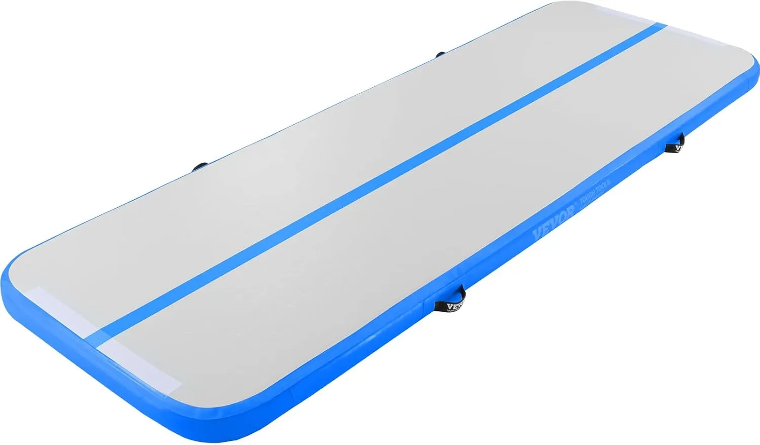 VEVOR Gymnastics Air Mat, Inflatable Track with Electric Pump, Training Mats for Home Use/Gym/Yoga/Cheerleading/Beach/Park/Water