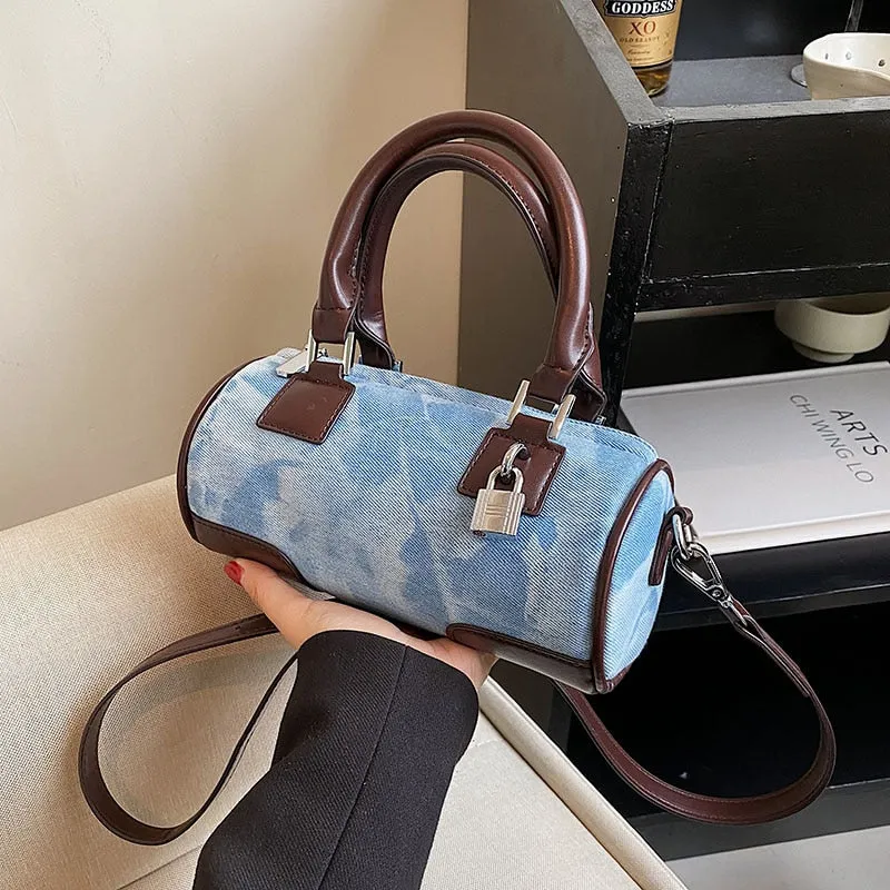 Vintage Tote Bag  Small Handbag